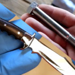 Как превратить болт в красивый маленький сувенирный охотничий нож