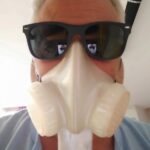 Защитная маска с активной вентиляцией