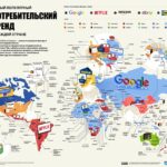 Инфографика: самые популярные бренды мира по количеству запросов в Google